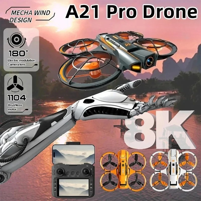 Rc Hobby China - Dron Original A21 Pro 4K Profesional