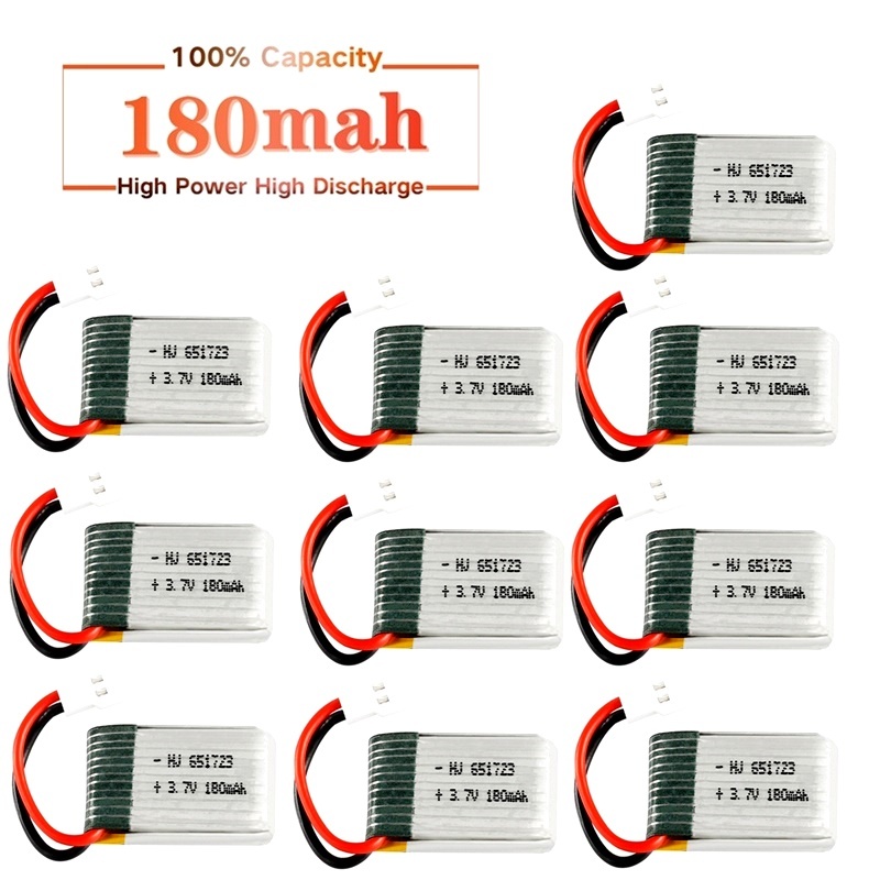 Top Rc Hobby Mini Xcub - Batería Lipo de 3.7v 180mah para