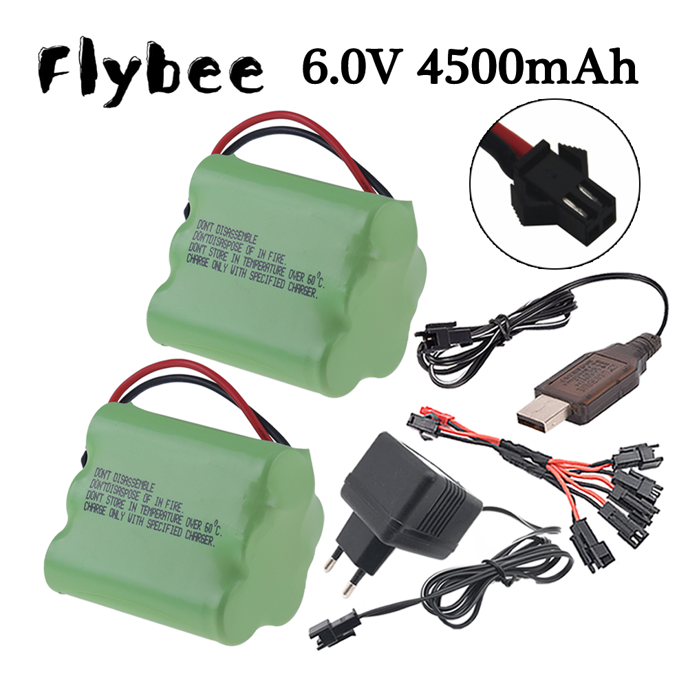 Rc Hobby Parts - Batería Ni-MH de 6v y 4500mAh,
