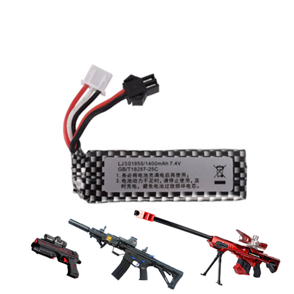 Rc Hobby Parts - 7,4v 1400mah 25C 501855 Batería Lipo
