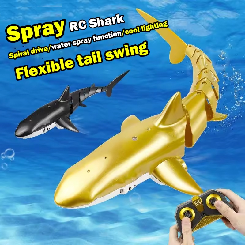 Rc Submarine Water - Juguete Divertido de Tiburón Ballena Inteligente