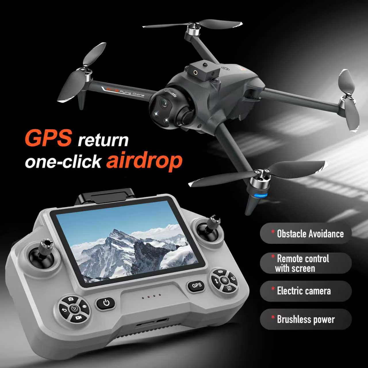 Rc Hobby China - Dron Cuatricóptero FPV GPS YL059 con