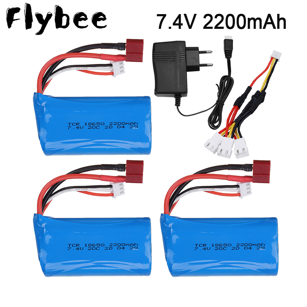 Batería Lipo de 7,4 V, 2200mAh - Rc Hobby Parts reseña y precio