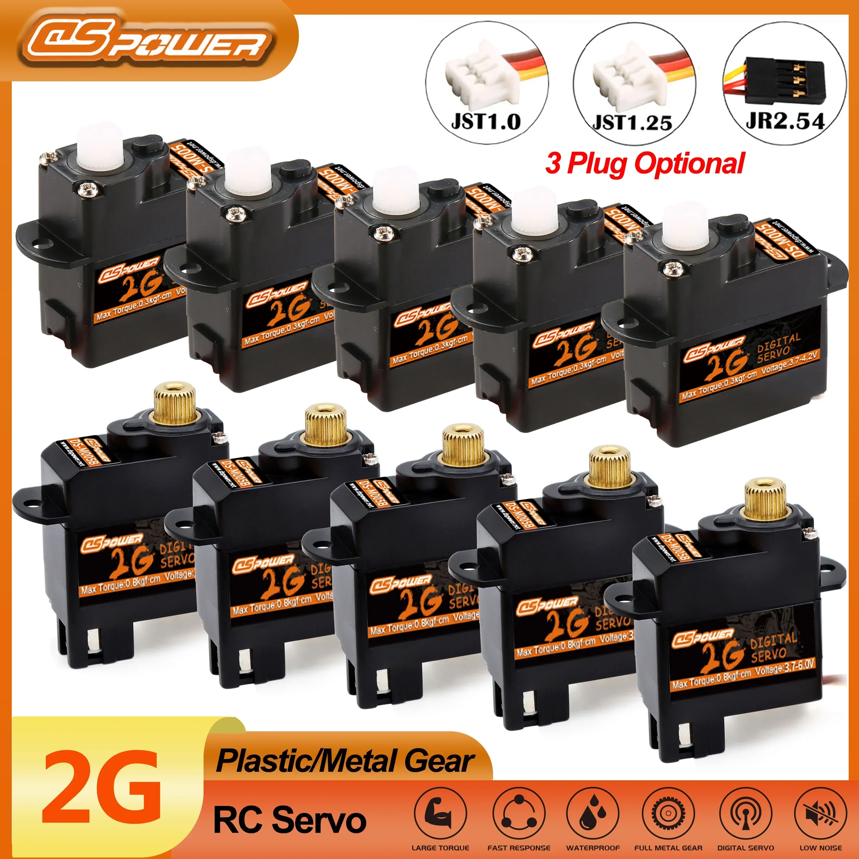 DSPOWER-Mini Micro Servos de M - Top Rc Hobby Mini Xcub reseña y precio