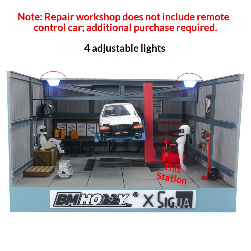 BM HOBBY - Maqueta de Taller d - Rc Hobby Garage reseña y precio