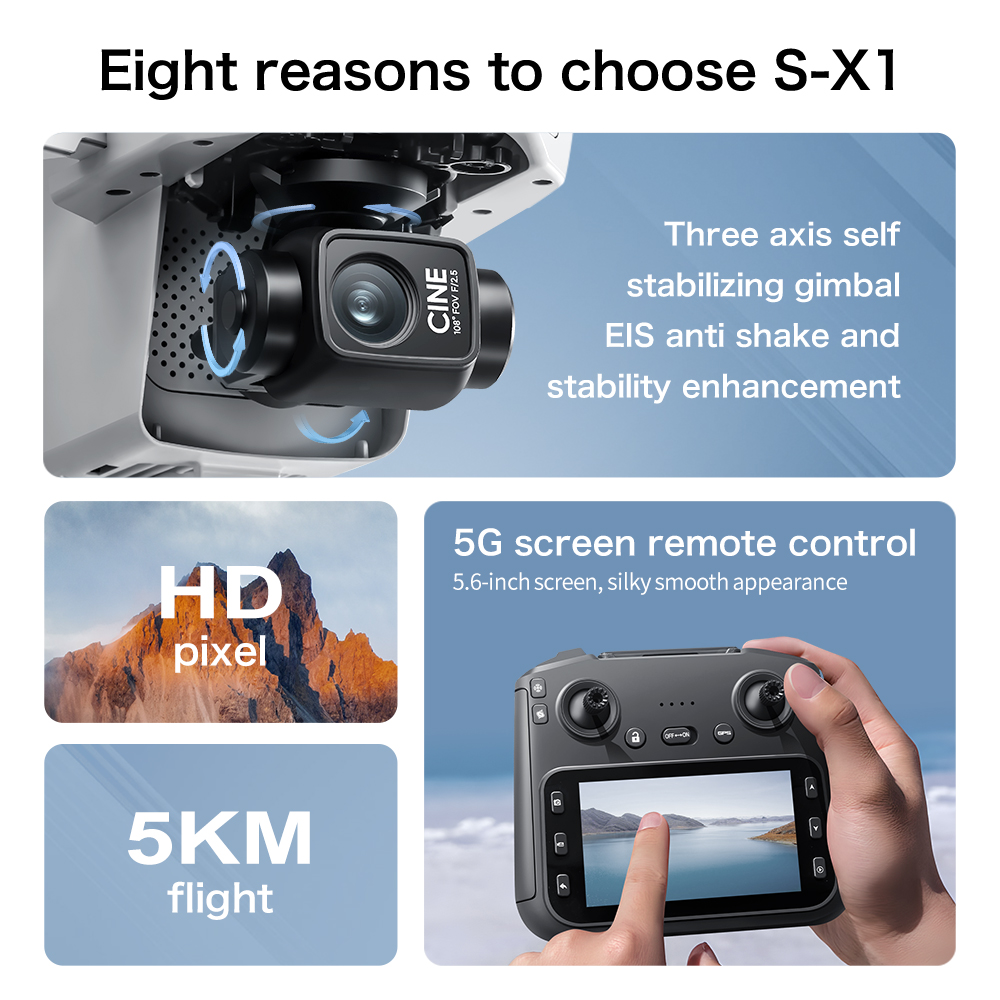 Oferta Especial: Dron GPS S-X1 - Rc Hobby China reseña y precio