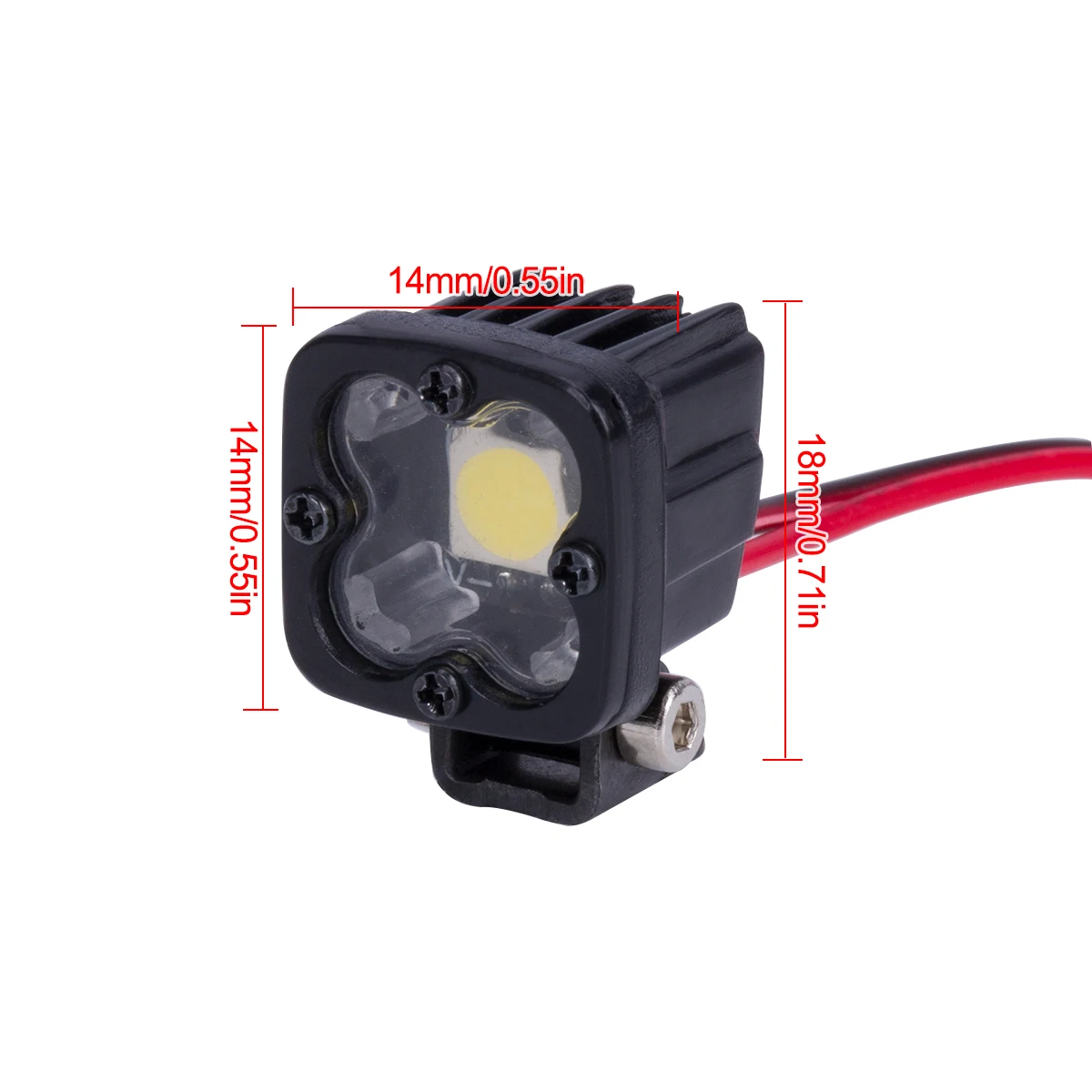 RC Car Square Bright LED luces - Rc Hobby Crawler reseña y precio