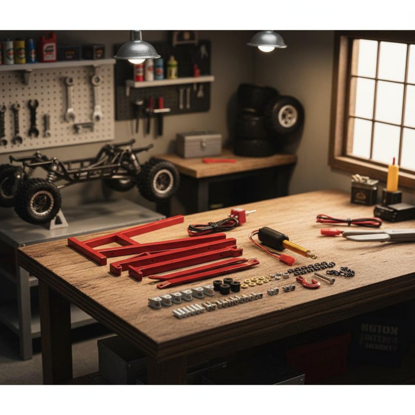 Kit de Construcción en Miniatu - Rc Hobby Garage reseña y precio