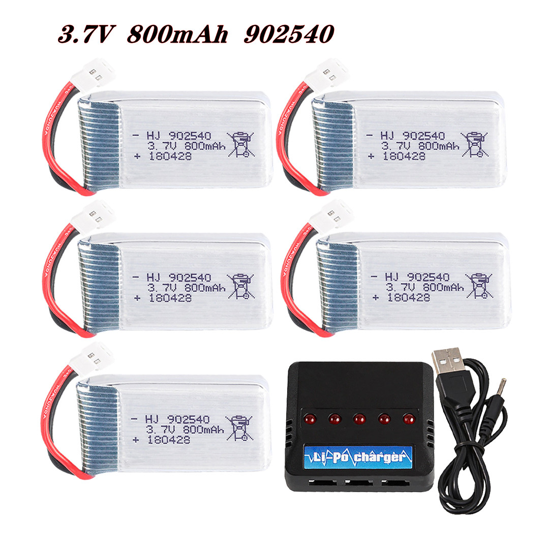 Batería Lipo de 3,7 V, 800mAh, - Rc Hobby Parts reseña y precio