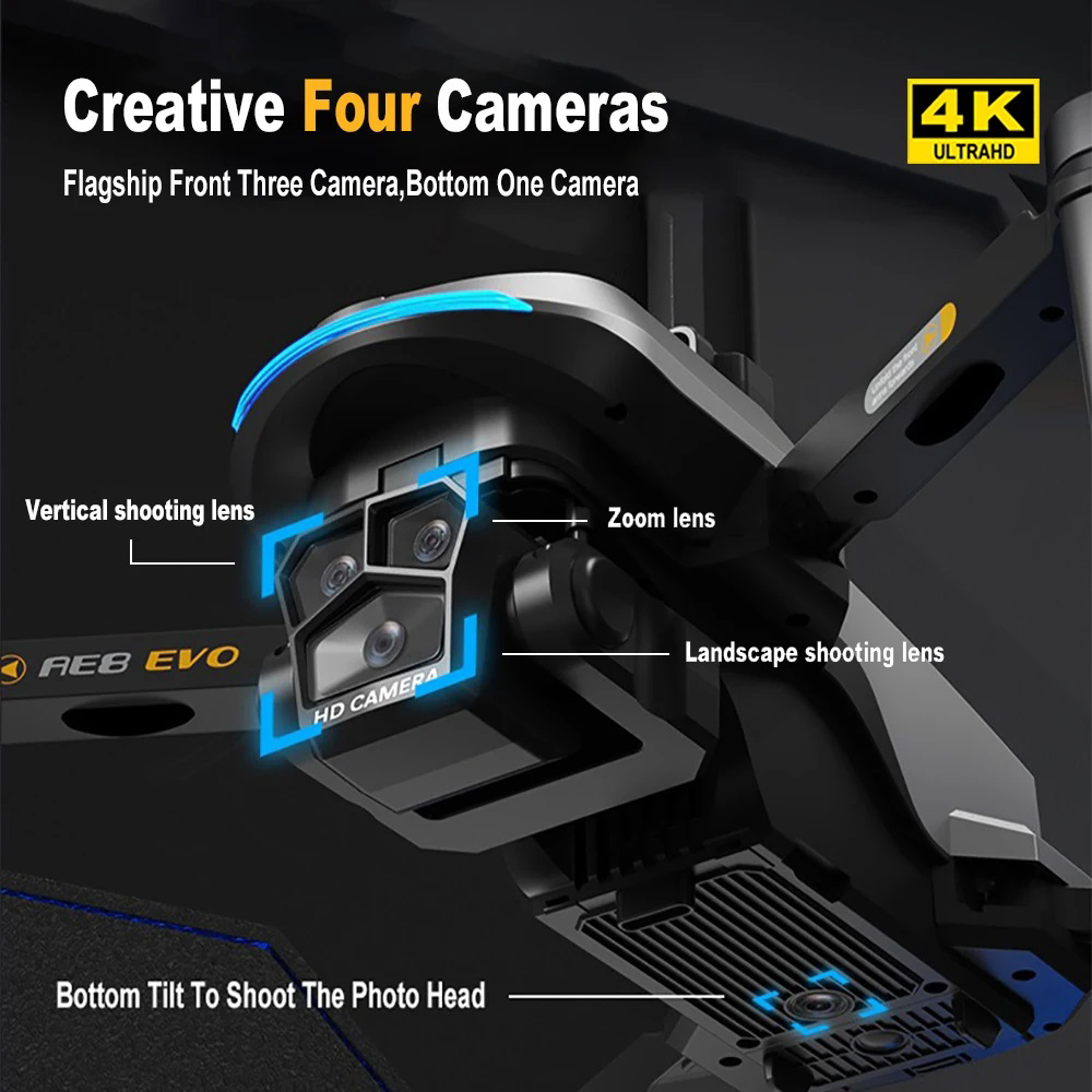 Dron AE8 EVO GPS 8K Profesiona - Rc Hobby China reseña y precio